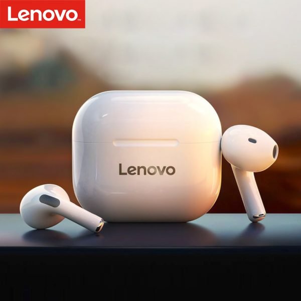 Lenovo LP40 Auriculares Intrauditivos Inalámbricos Bluetooth blancos